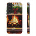 Candles on the Hearth Decorated for Christmas - Impact Resistant Phone Case Samsung Galaxy S22 Matte